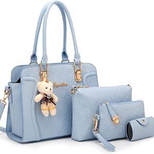 Handbags Tote Bags Shoulder Bag Top Handle Satchel Purse Set 4pcs